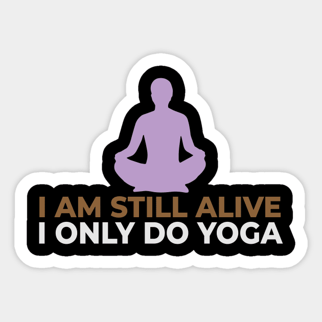 Yoga Quote Sticker by Imutobi